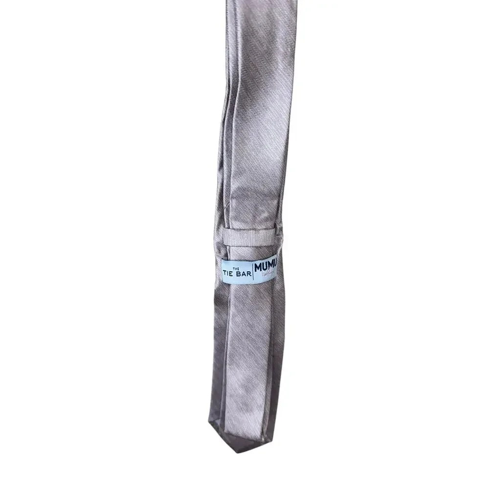 The Tie Bar Desert Solid Silk Skinny Tie - Wedding & Formal